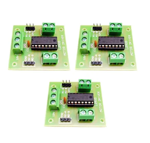 L293D Motor Driver Module – Dual H-Bridge DC & Stepper Motor Controller
