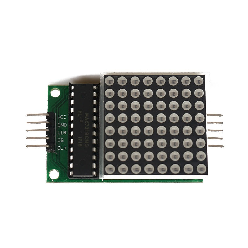 MAX7219 8×8 LED Dot Matrix Display Module – Compact Display Solution for Scrolling Text & Visual Indicators