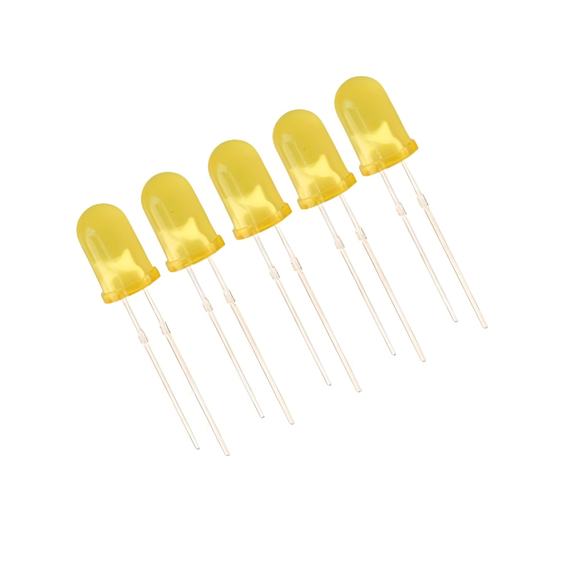 Pack of 50 – 5mm Bright Yellow LEDs