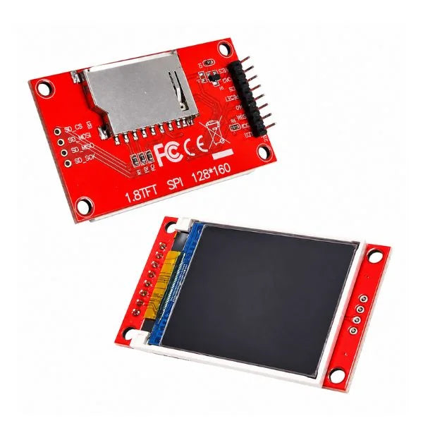 1.8 Inch TFT Color Display Module – 128×160 SPI LCD Screen for Arduino, ESP32, ESP8266 & DIY Electronics