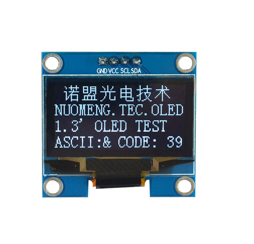 1.3 Inch OLED Display Module – I2C Interface, 128x64 Resolution
