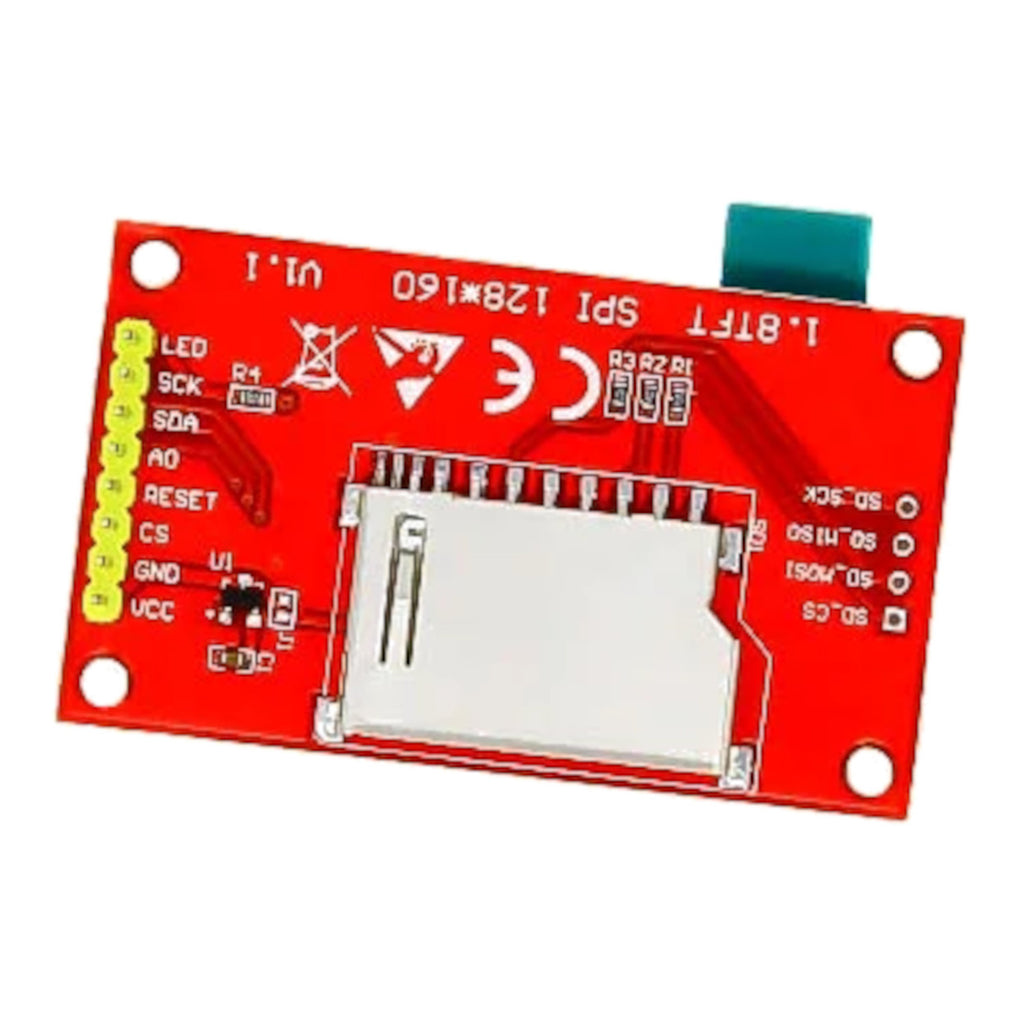 1.8 Inch TFT Color Display Module – 128×160 SPI LCD Screen for Arduino, ESP32, ESP8266 & DIY Electronics