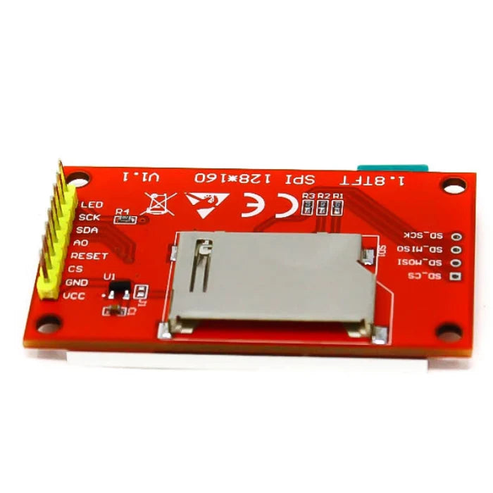 1.8 Inch TFT Color Display Module – 128×160 SPI LCD Screen for Arduino, ESP32, ESP8266 & DIY Electronics
