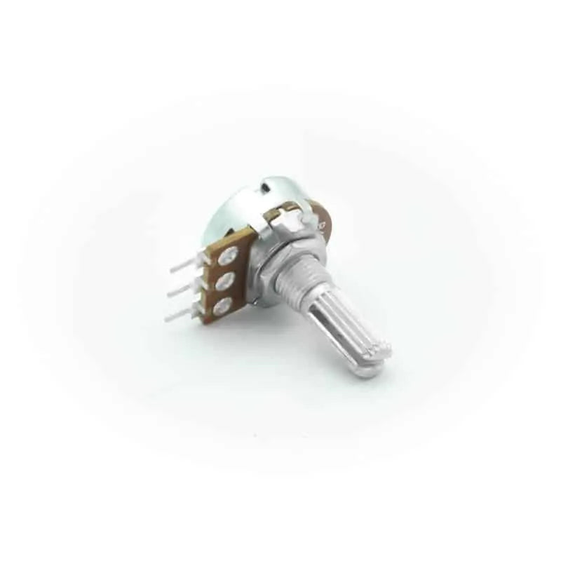 10K Ohm 3-Pin Potentiometer – 15mm Shaft Rotary Variable Resistor(Pack of 2)