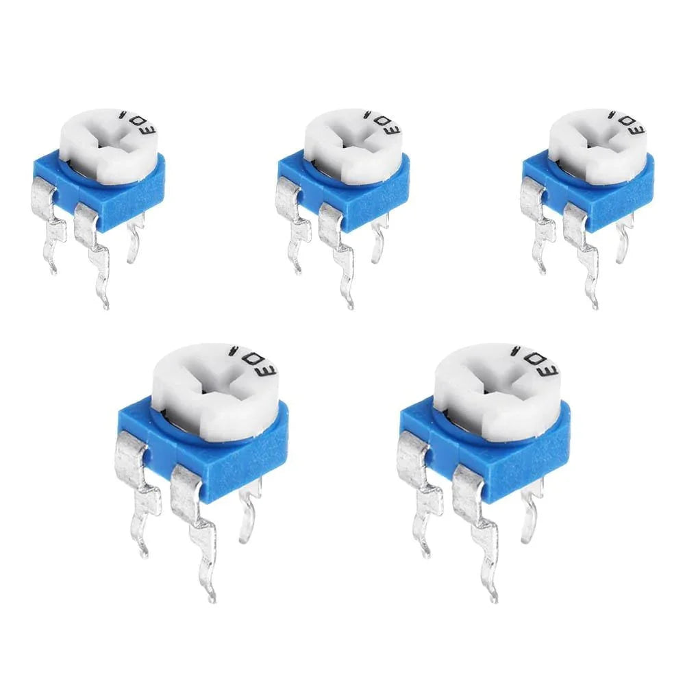 Resistor Adjustable 10kΩ Trimpot Variable Resistor – Precision Adjustable Potentiometer ...