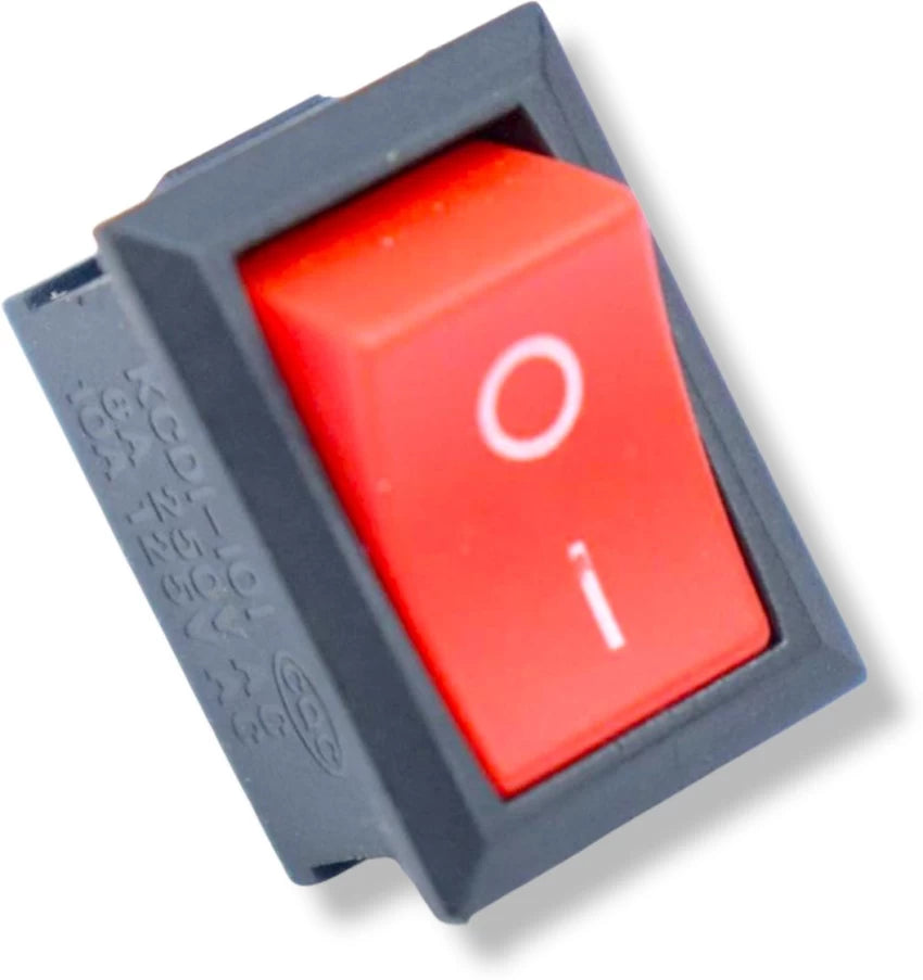Pack of 25 – SPST ON/OFF Rocker Switch with Indicator (AC 3A/250V, 2-Pin)