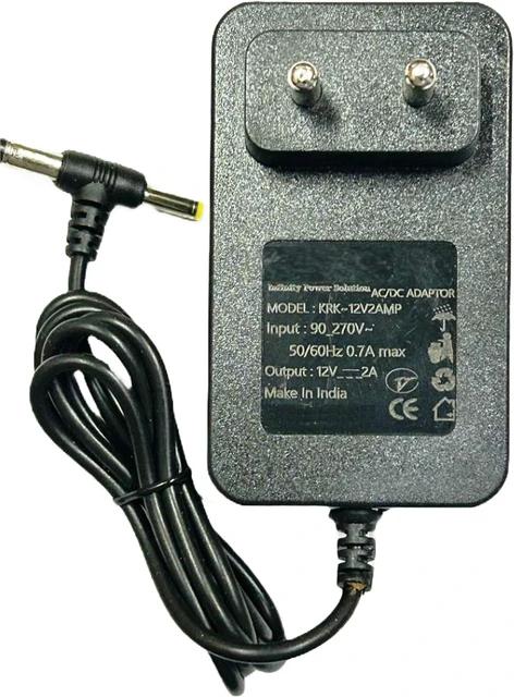 12V 2A Power Adapter – Regulated DC Power Supply for Electronics & IoT Devices