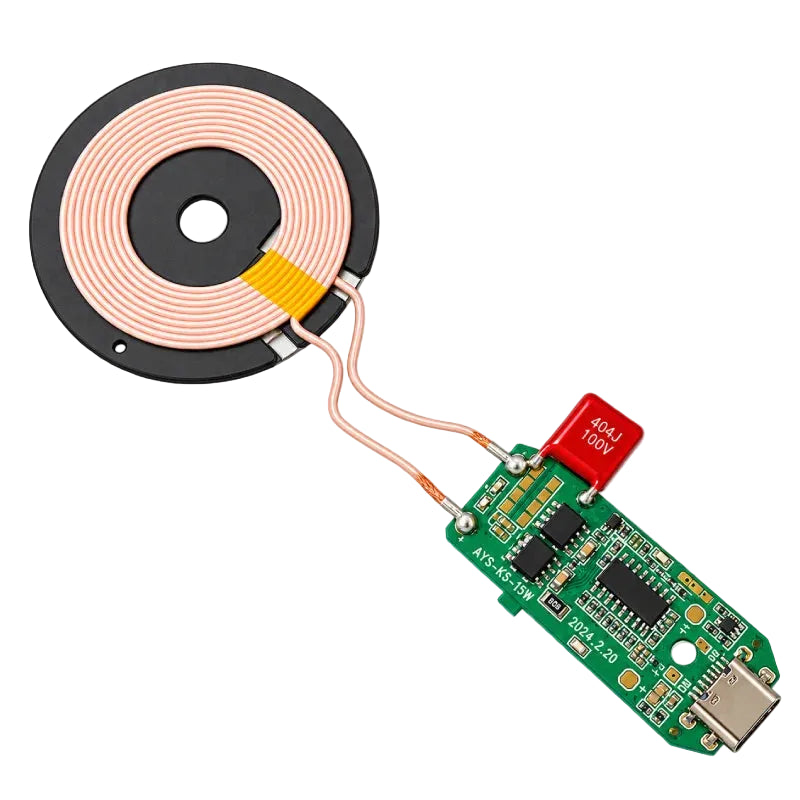 Wireless Charging Circuit Module with Type-C USB Input – DIY Electronics & IoT Projects