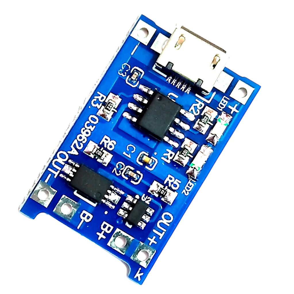 TP4056 1A Li-ion Lithium Battery Charging Module – Micro USB Type | Pack of 5