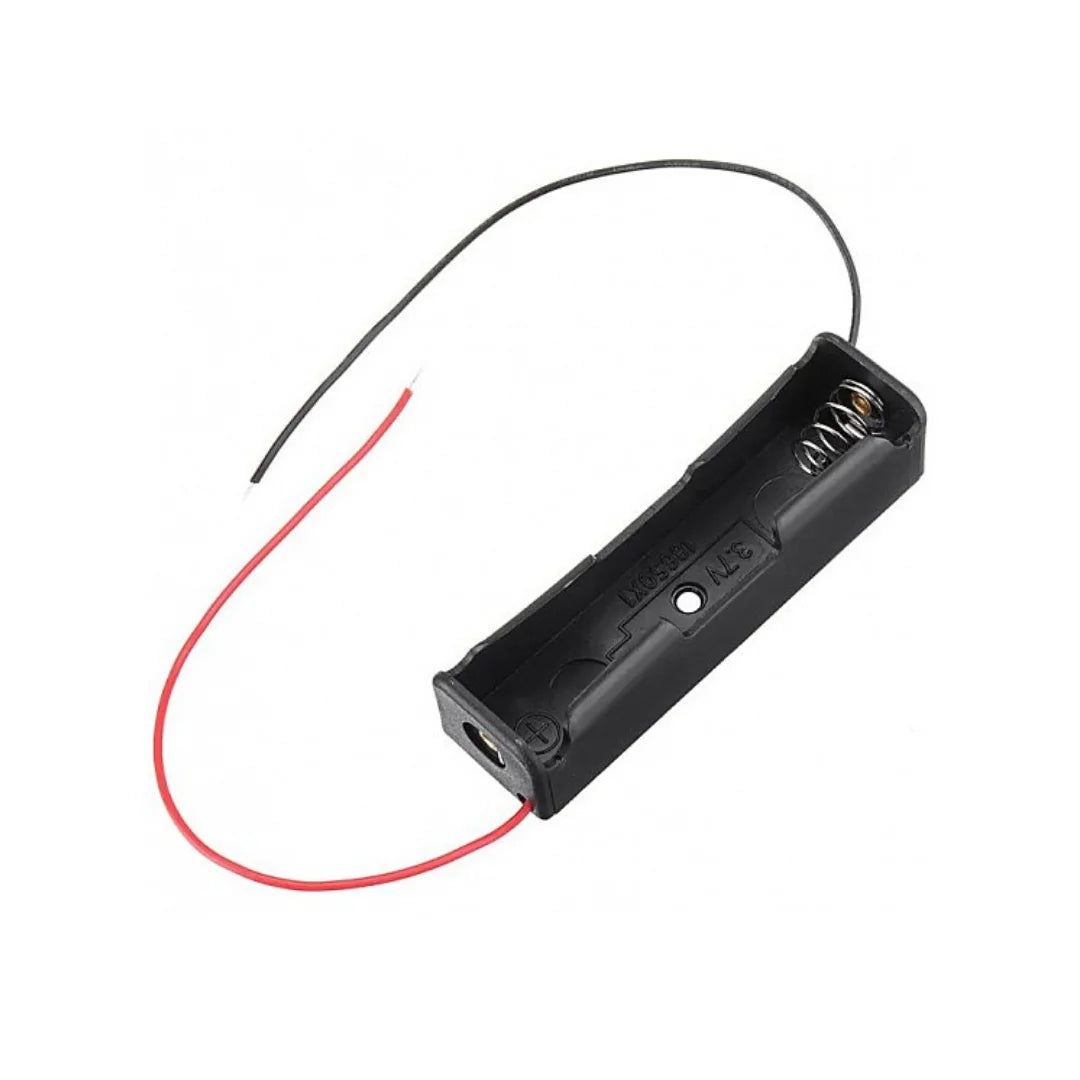 1-Cell 18650 Battery Holder without Cover – Series Connection