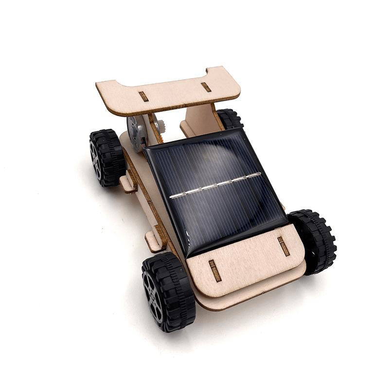 DIY Solar Panel Mini Car Kit – Educational STEM Science & Renewable Energy Learning Toy