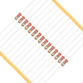 220 Ohm 1/4 Watt Resistors – 5% Tolerance | Pack of 5 | Precision Carbon Film Resistor Pack