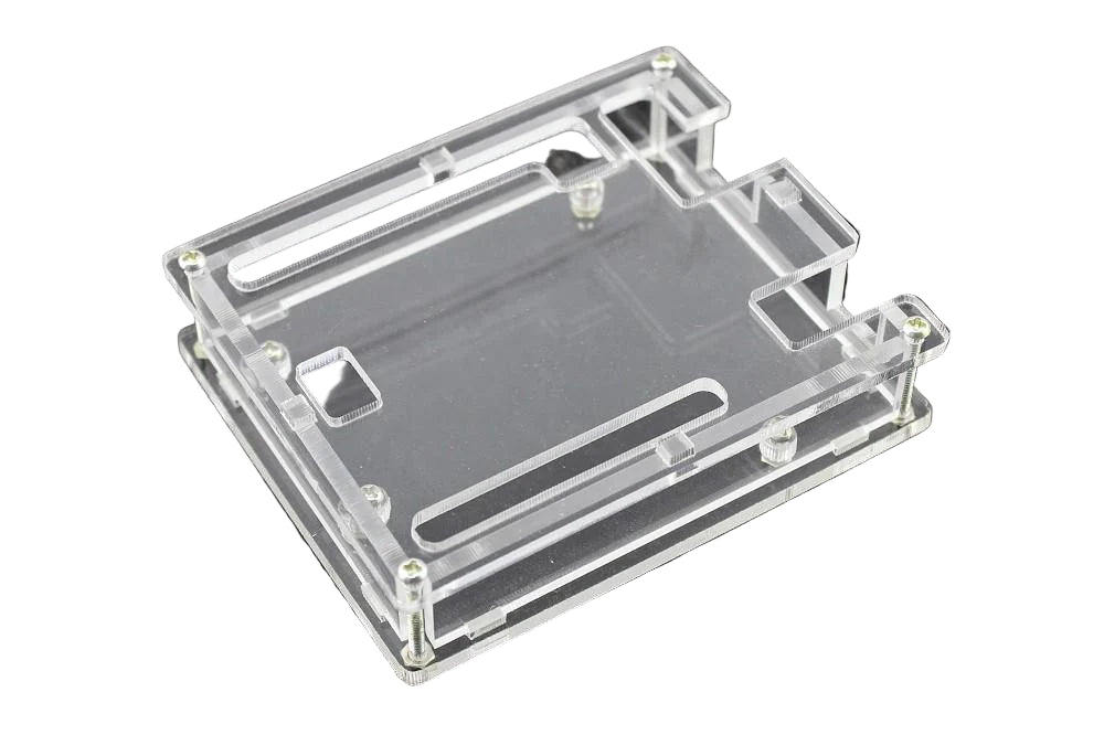 Transparent Acrylic Enclosure Case for Arduino Uno R3 SMD/DIP – Durable Protective Housing