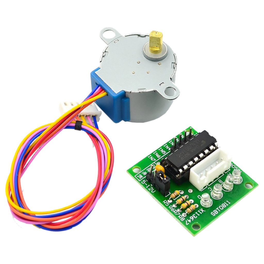 Mini Stepper Motor with ULN2003 Driver – Precision Step Control Module for Arduino & ESP32