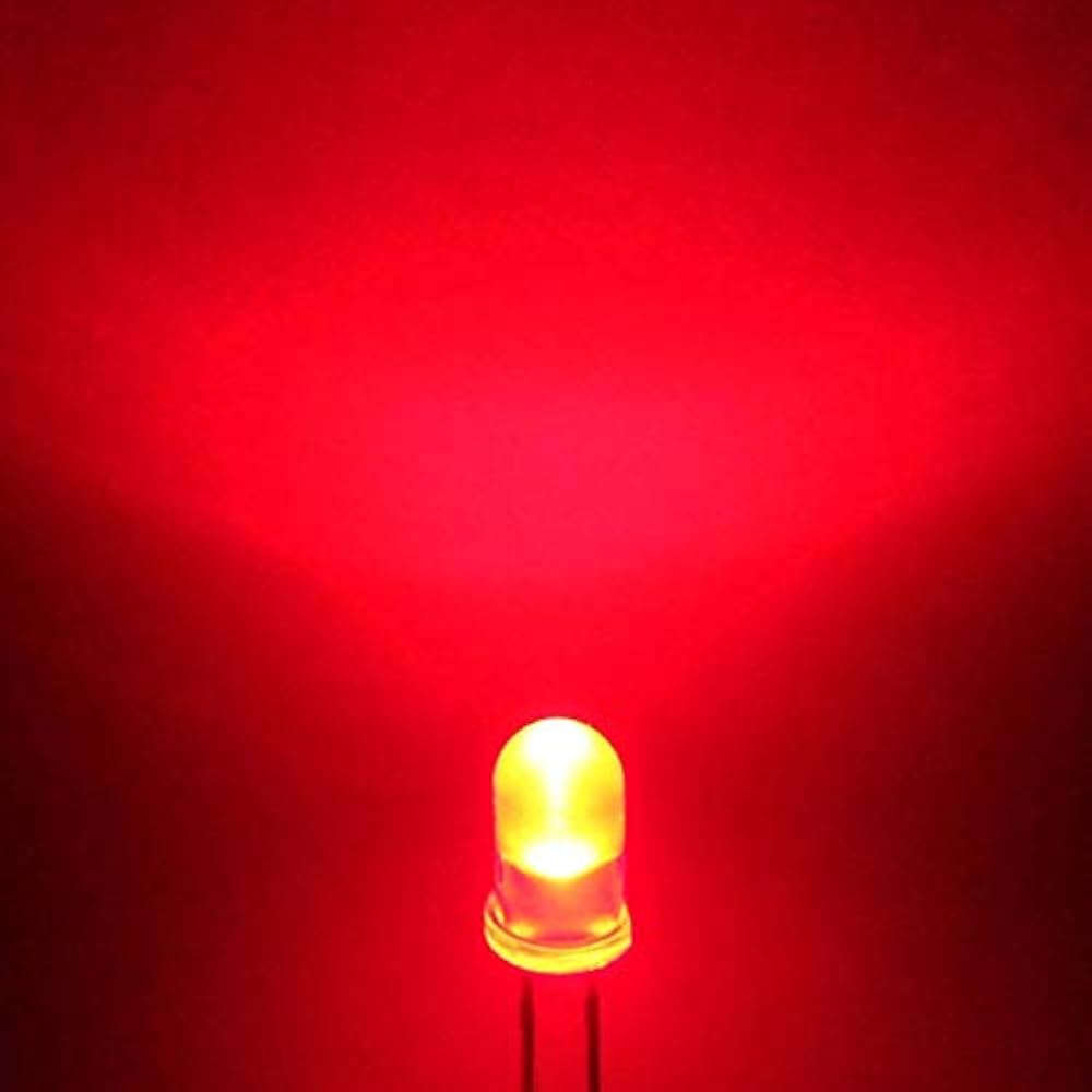 Pack of 50 – 5mm Bright Red LEDs