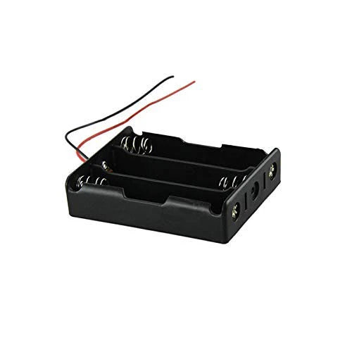 3 Cell 18650 Battery Holder – 3.7V Lithium-Ion Battery Case with Wire Leads