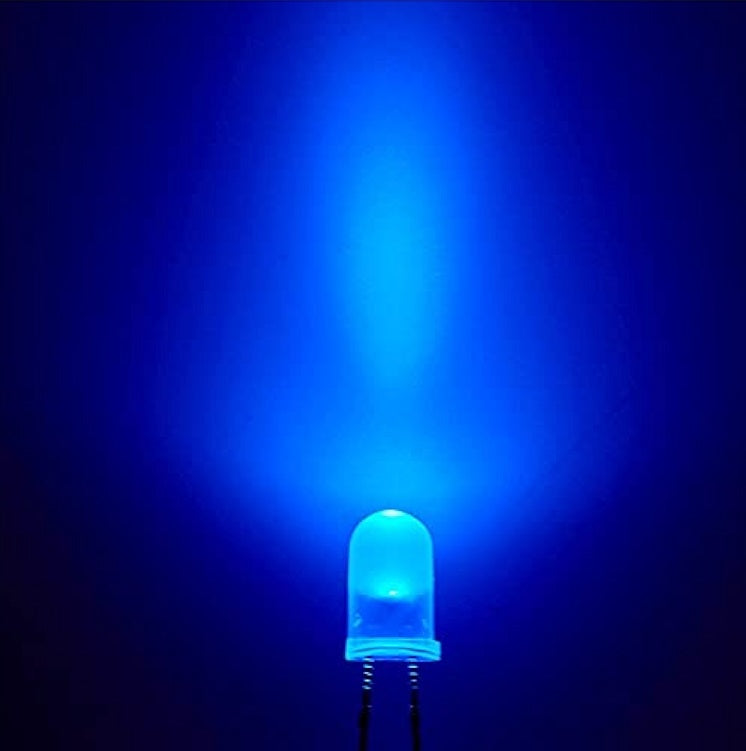 Pack of 50 – 5mm Bright Blue LEDs
