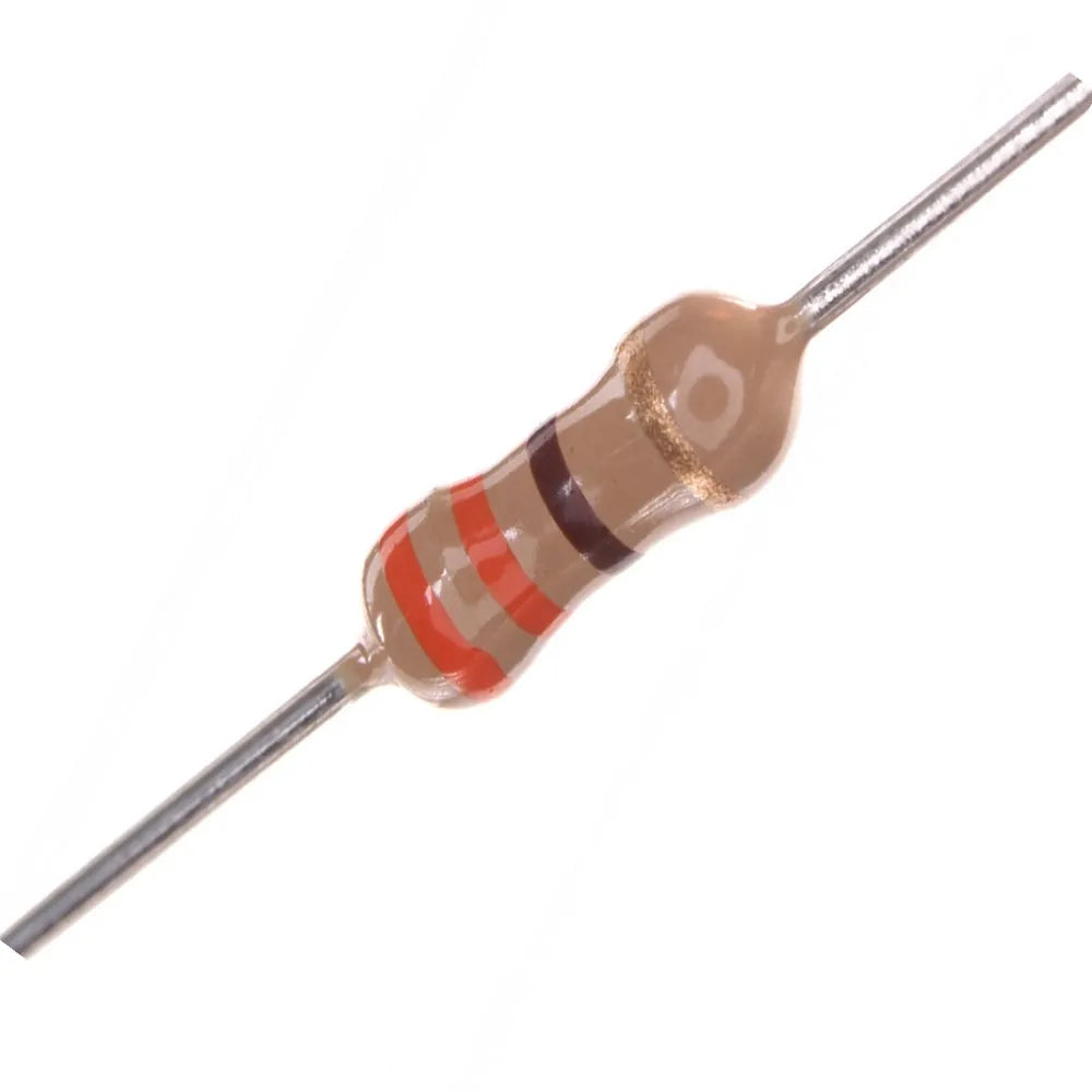 50 Pcs 330 Ohm 1/4 Watt Resistors – 5% Tolerance | Through-Hole Resistor Pack