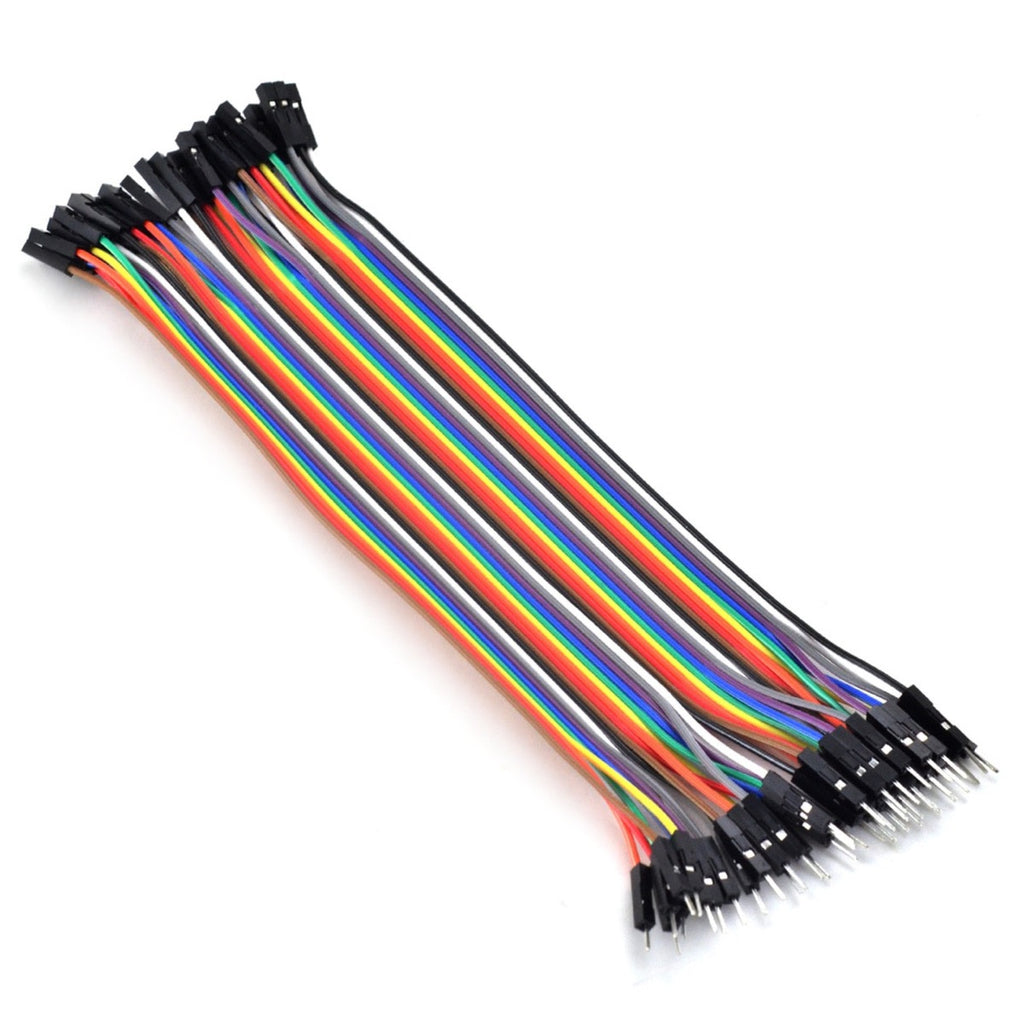 Male to Female Jumper Wires – 40 Pins (20 cm) | Pack of 2