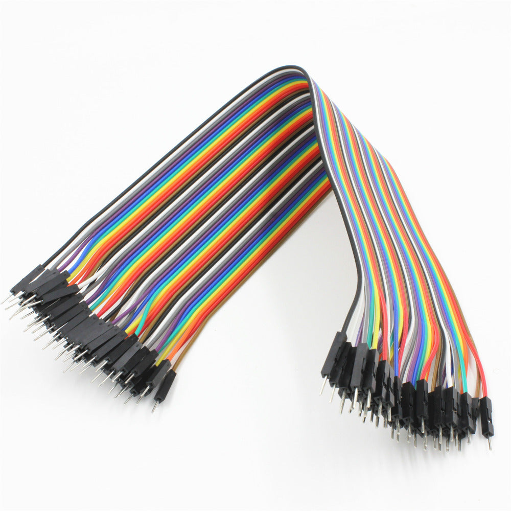 Male to Male Jumper Wires – 40 Pins (20 cm) | Pack of 2