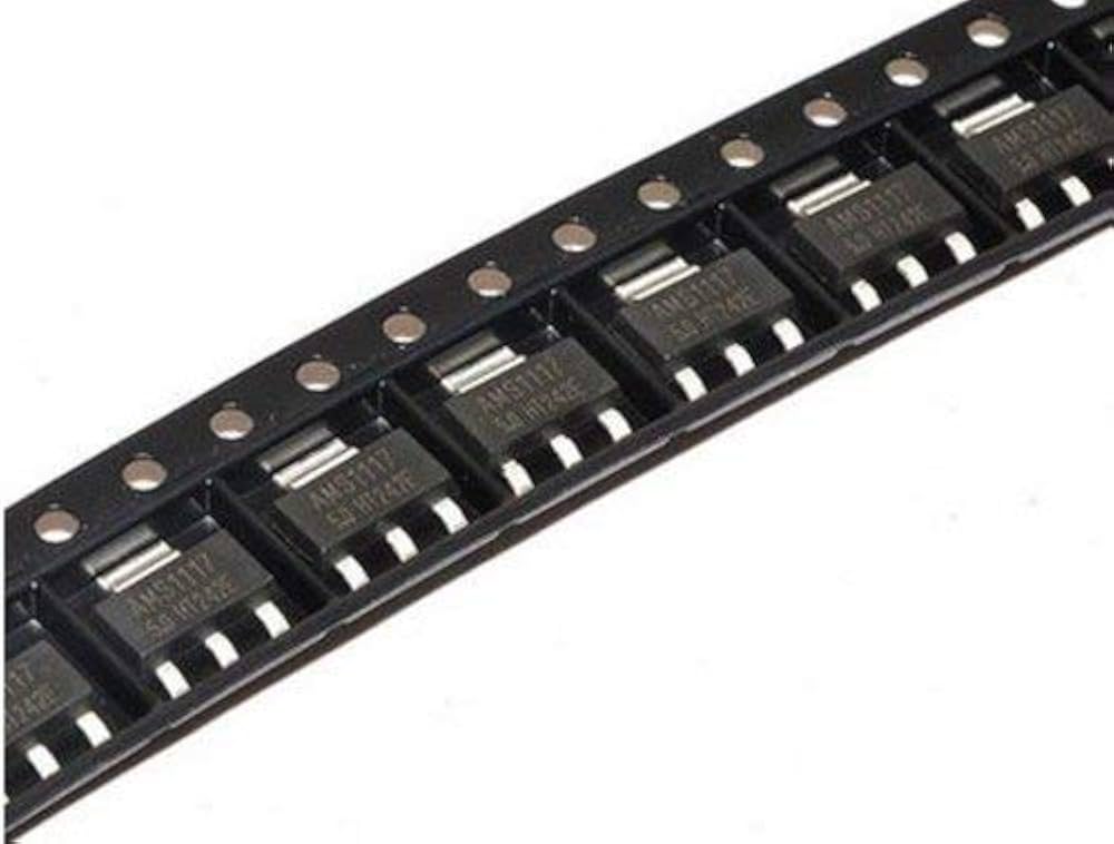 AMS1117 5V LDO Voltage Regulator – SMD (SOT-223) – Pack of 3