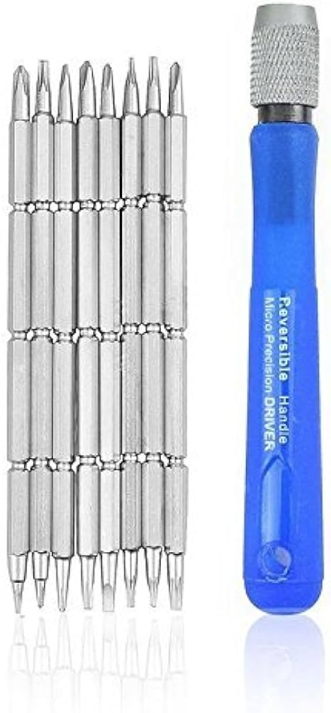 8-in-1 Reversible Screwdriver Repair Tool Set (Multicolour) – Precision Multi-Bit Screwdriver Kit