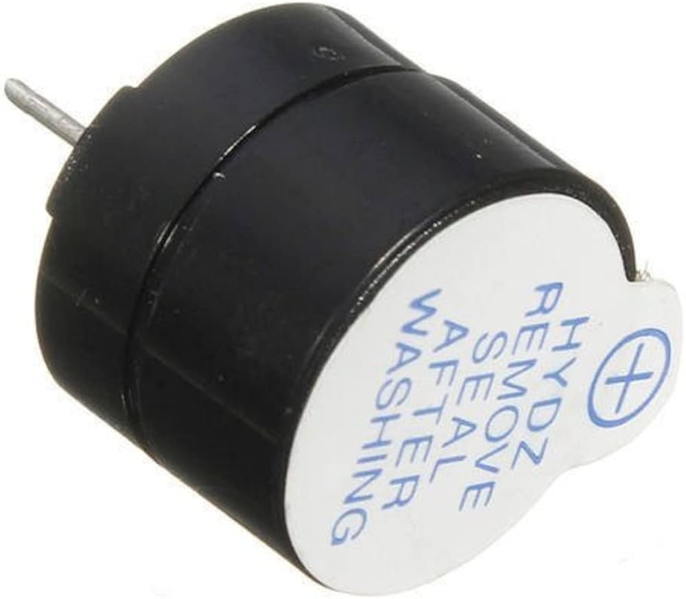 5V Buzzer (12mm) – PCB Mountable Electronic Sounder for Arduino & Embedded Projects