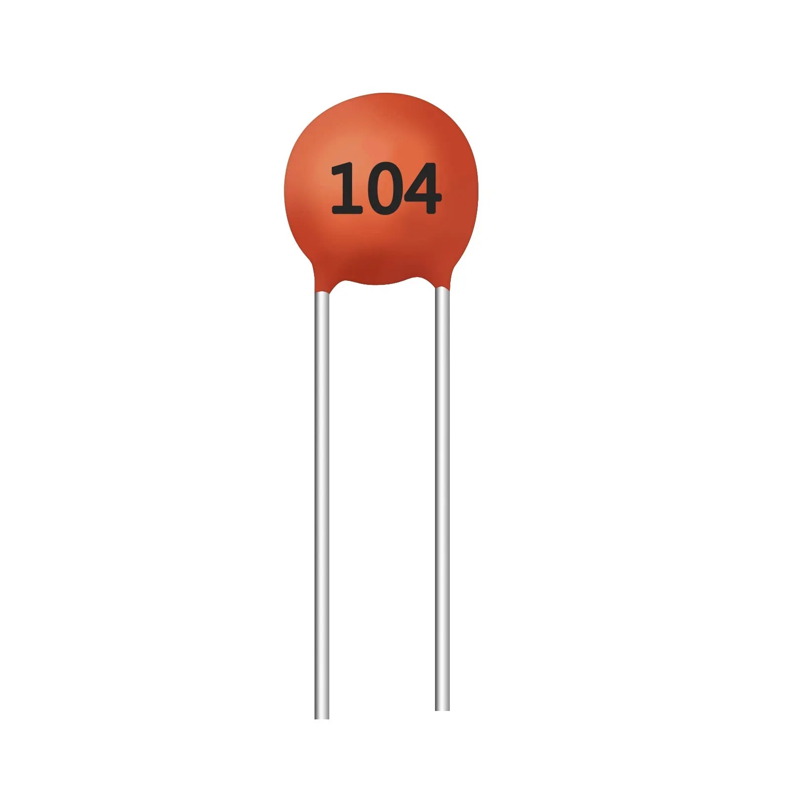0.1µF (104) Ceramic Capacitor – 50 Pcs Pack