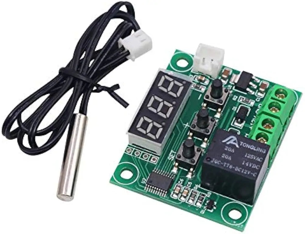 XH W1209 12V Digital Temperature Controller Module W/ Display and NTC Temp Sensor