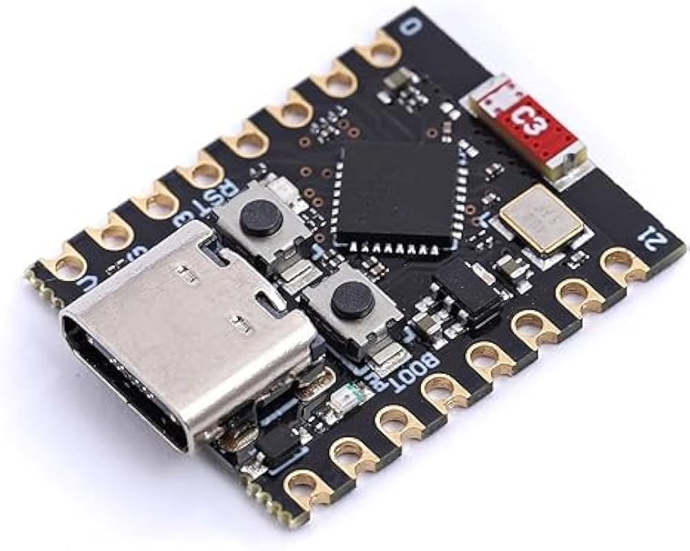 ESP32-C3 Mini Type-C Development Board – RISC-V WiFi & BLE IoT Module (Compact Design)