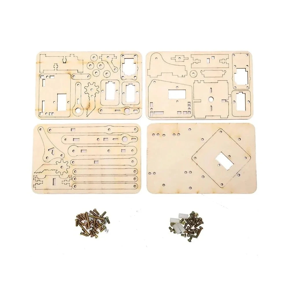 DIY Wooden Robotic Arm Kit Without Servo | Mechanical Arm Kit for Arduino & Robotics