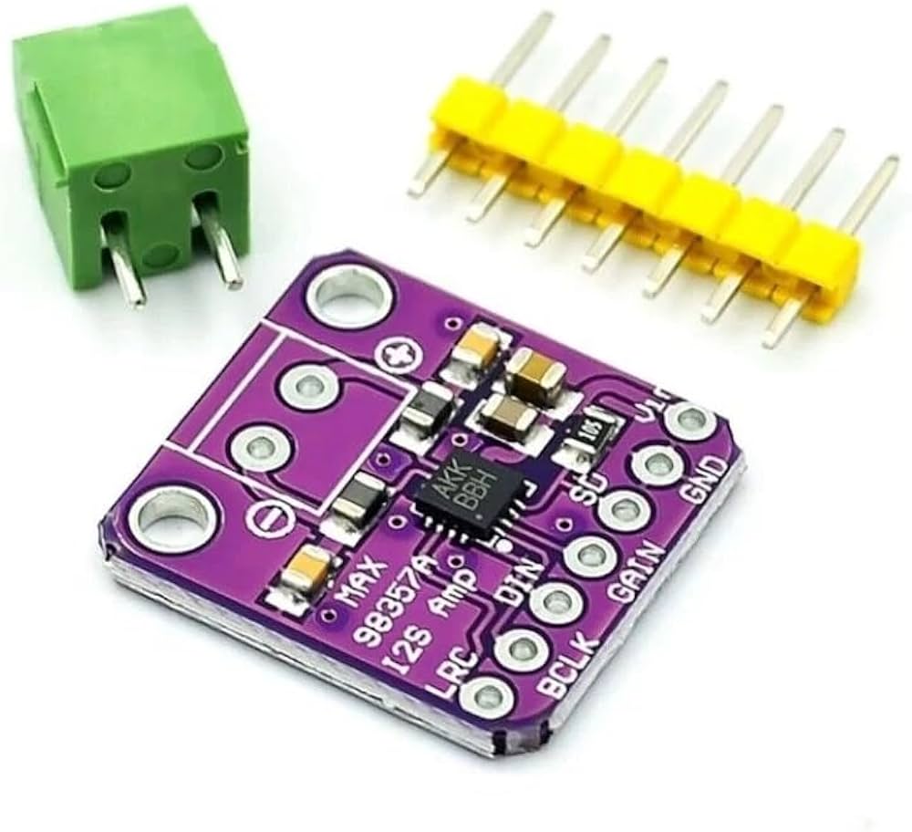 MAX98357 I2S 3W Class-D Audio Amplifier Decoder Module for ESP32, Raspberry Pi & Arduino
