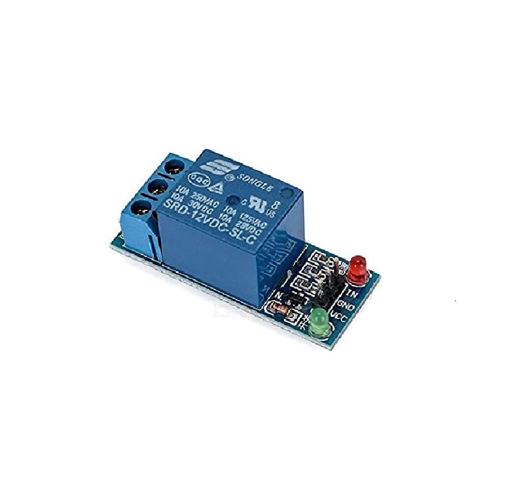 1-Channel 5V 10A Relay Control Module (No Optocoupler, High/Low Level Trigger)