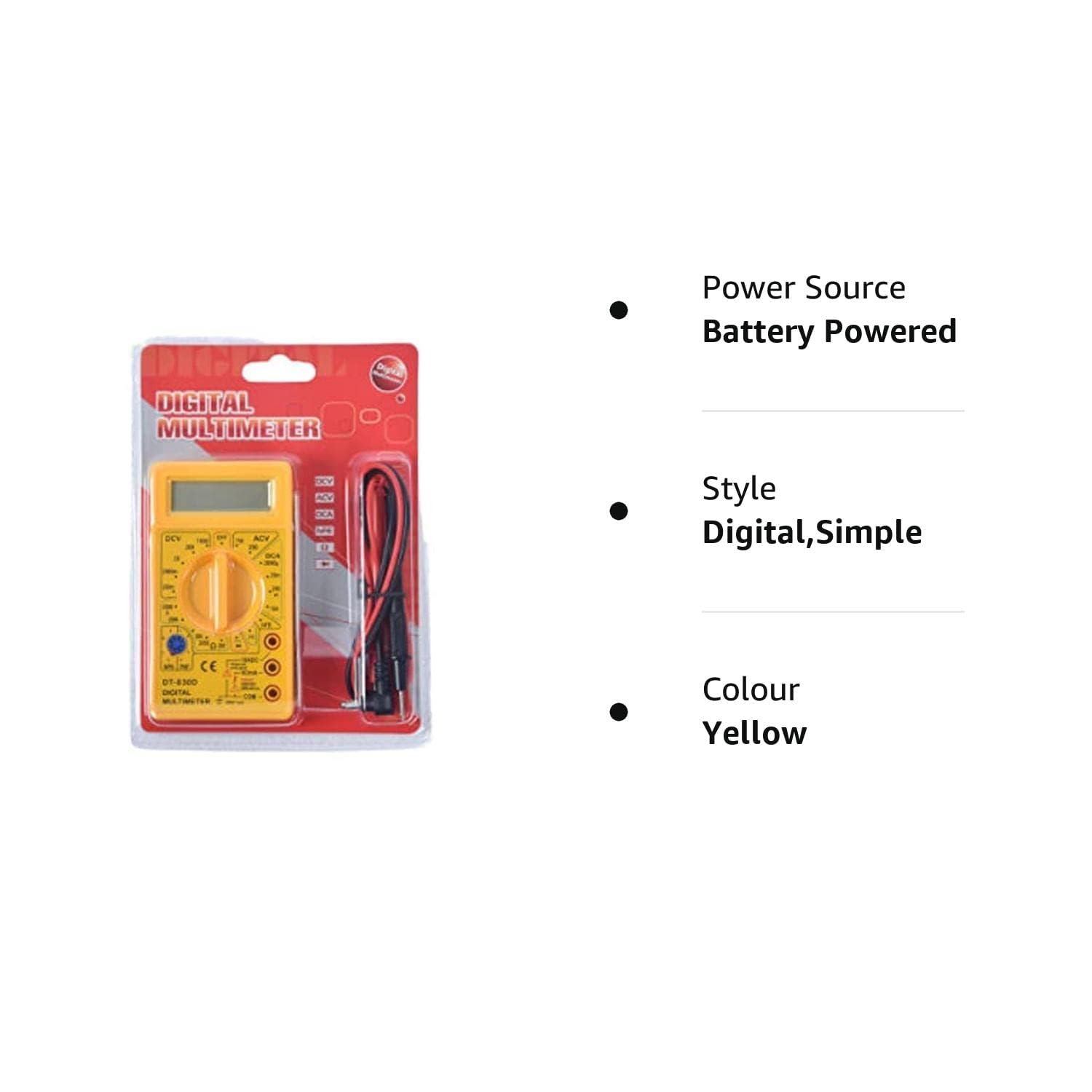 Haoyue DT830D Digital Multimeter – LCD Display, AC/DC Measurement