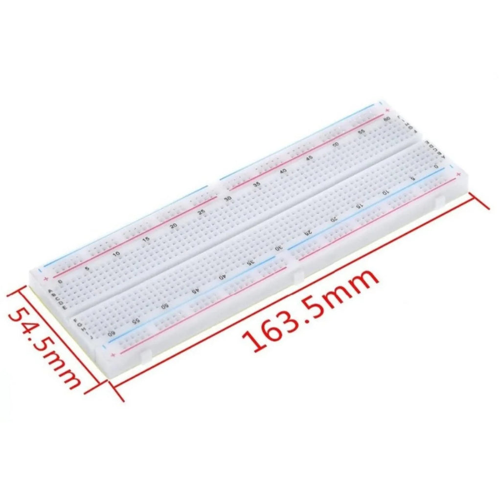 GL12 830 Points Solderless Breadboard – High-Quality Prototyping Board for Electronics Projects