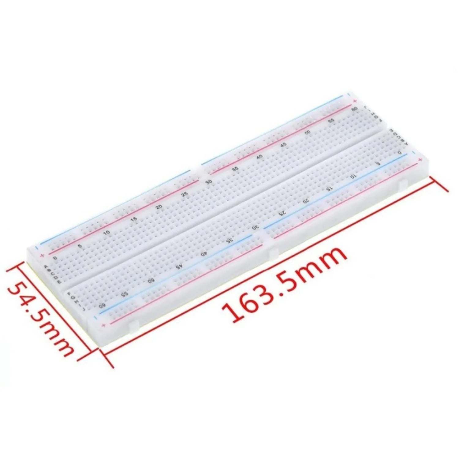 GL12 830 Points Solderless Breadboard – High-Quality Prototyping Board for Electronics Projects