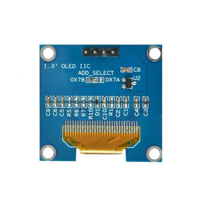 1.3 Inch OLED Display Module – I2C Interface, 128x64 Resolution