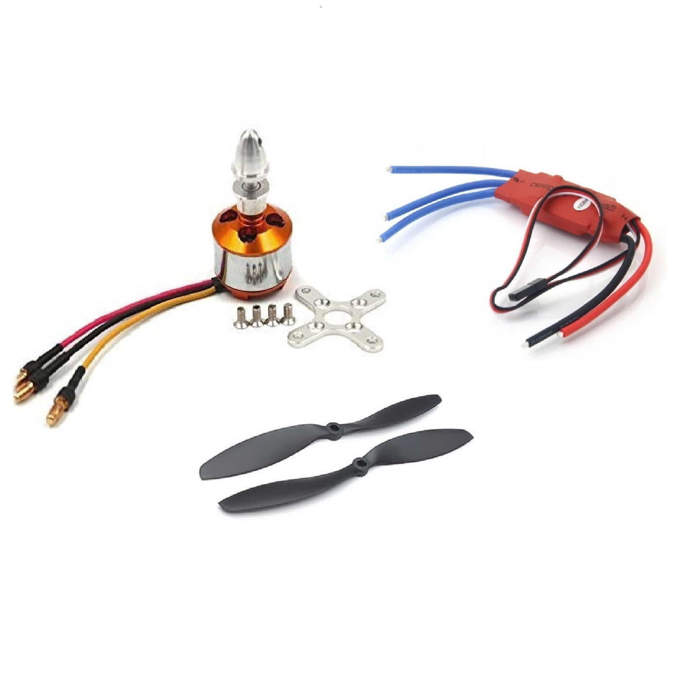 A2212 1400KV Motor Combo with SimonK 30A ESC & 1045 Propellers