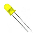 Pack of 5 – 5mm Bright Yellow LEDs