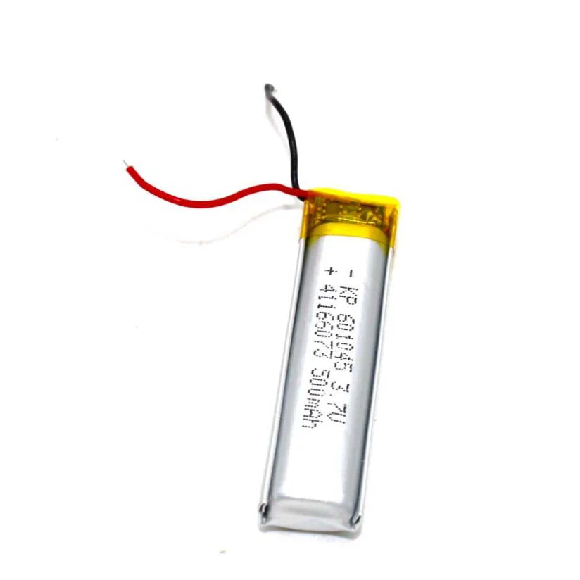 500mAh Neckband Li-Po Battery – 3.7V Rechargeable Lithium Polymer Battery