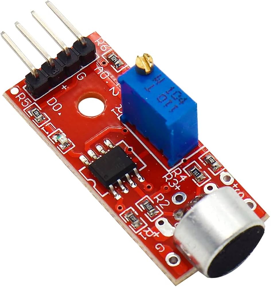 Sound Detection Microphone Sensor Module – High Sensitivity Audio Detection Module for Arduino & ESP32