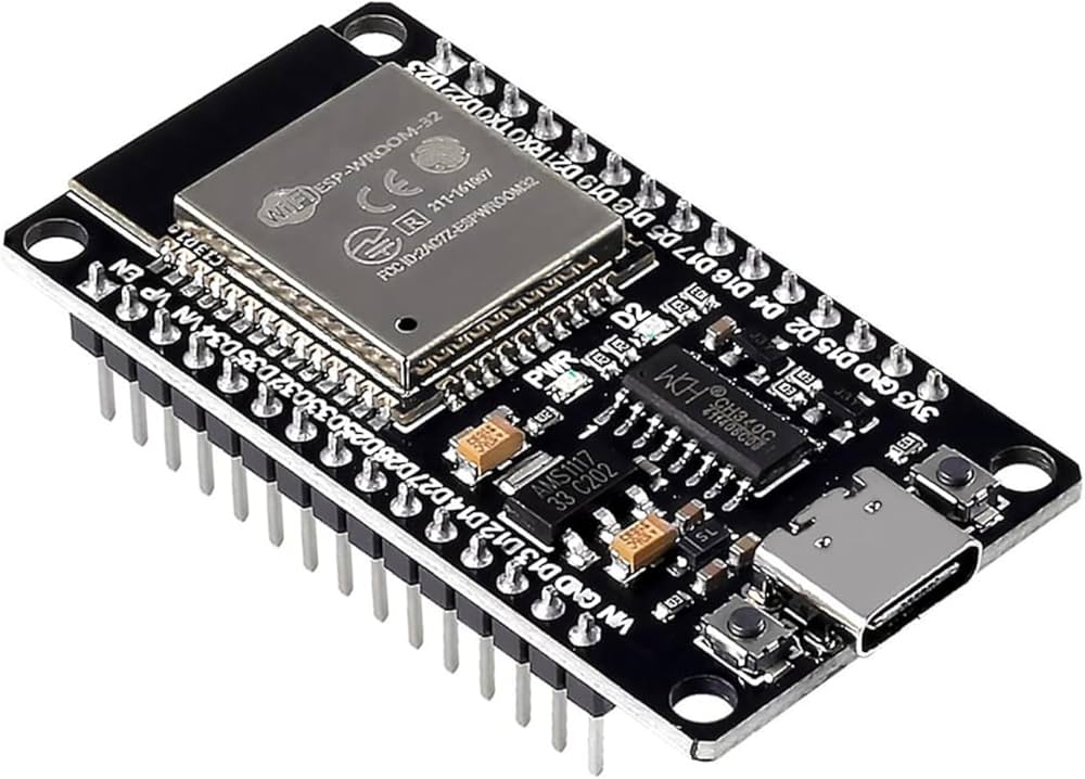 ESP32 WROOM-32 Type-C 30-Pin Dev Board – Dual-Core WiFi & Bluetooth Development Module
