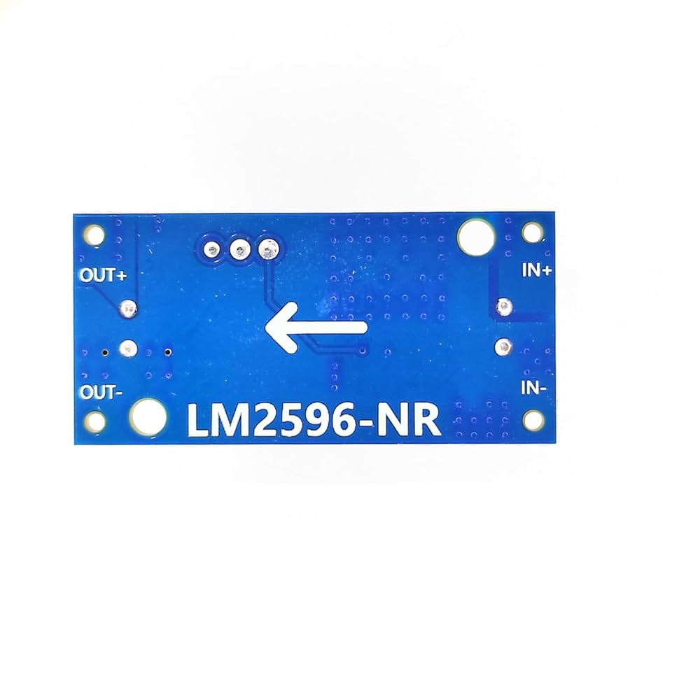 LM2596S DC-DC Step-Down Power Supply Module with SMD LED Indicator – Adjustable Buck Converter(Pack of 3)