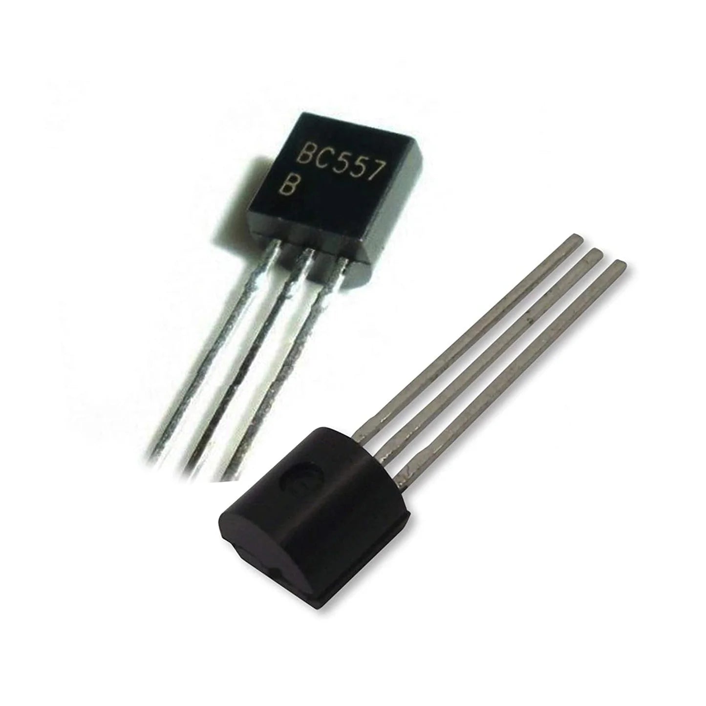 BC557 PNP Transistor TO-92 (Pack of 5) – General Purpose PNP Bipolar Junction Transistor