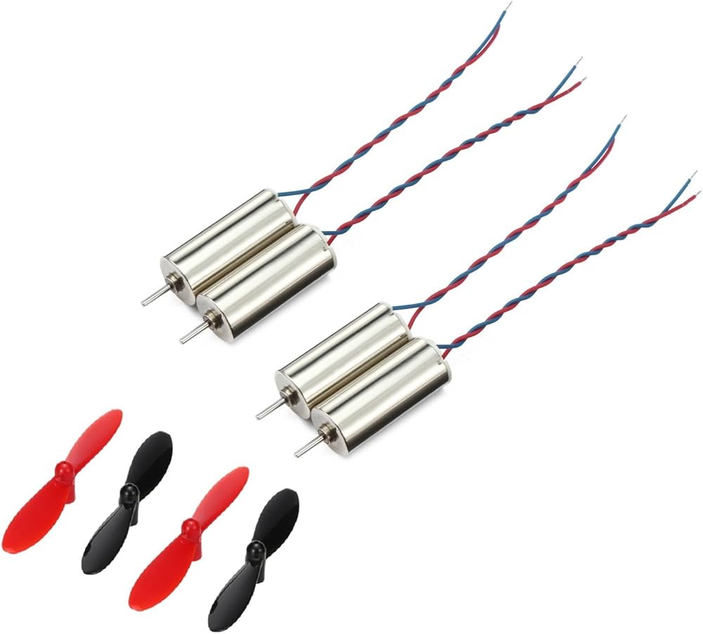 8x20mm 3.7V Micro Coreless Motor with Propeller for Mini Drones