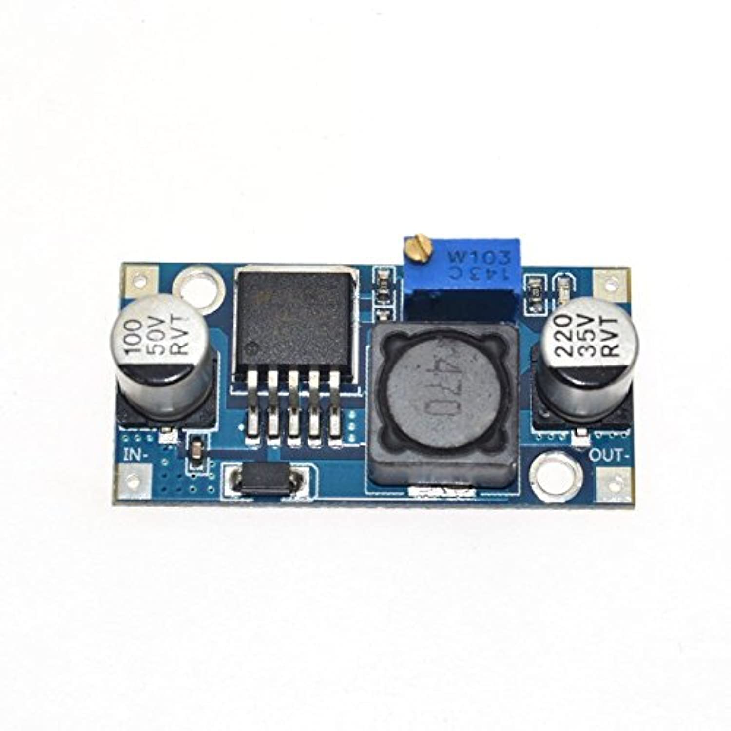 LM2596S DC-DC Step-Down Power Supply Module with SMD LED Indicator – Adjustable Buck Converter(Pack of 3)
