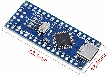 Arduino Nano Unsoldered C-Type – USB Type-C Compatible Microcontroller Board