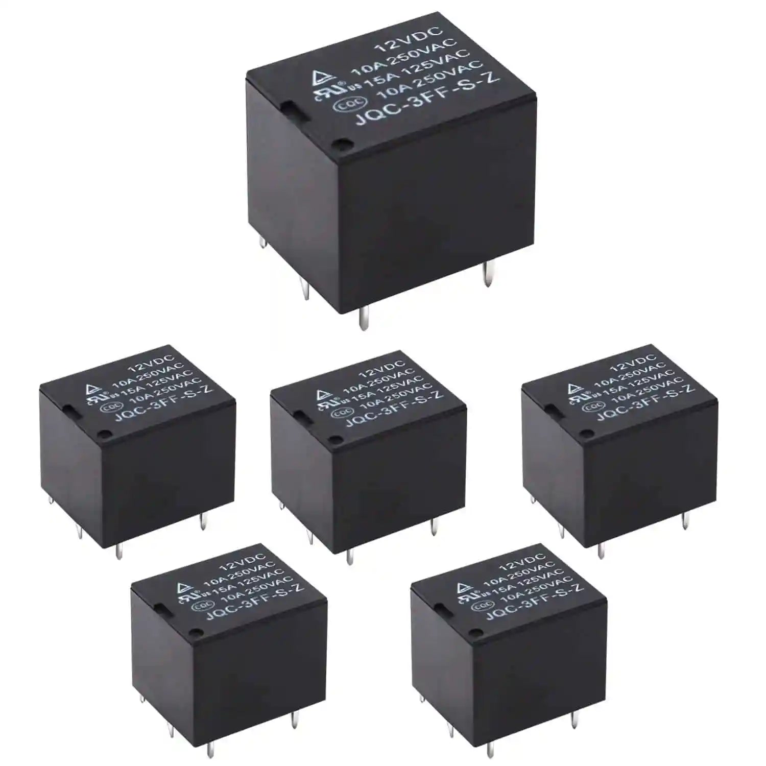 12V 10A PCB Mount Sugar Cube Relay – SPDT