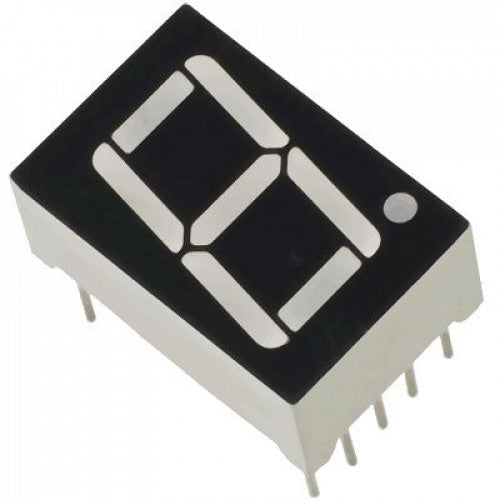 Single Digit 7-Segment Display – Common Anode Red LED Module