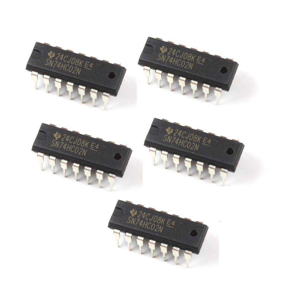 74HC02 Quad 2-Input NOR Gate Digital IC – Pack of 25